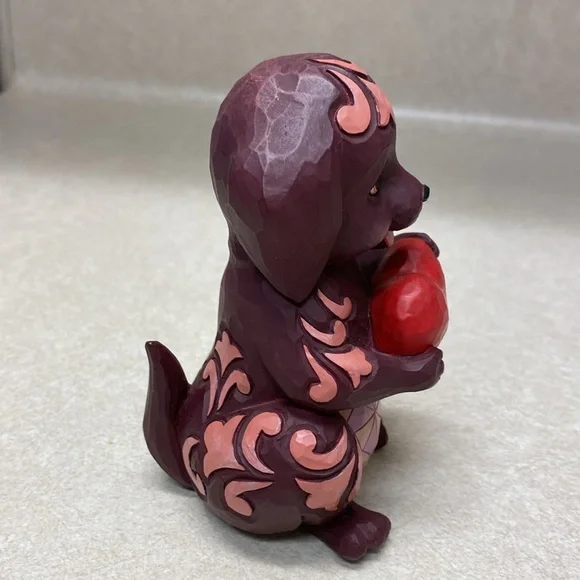 Jim Shore dog with heart . Love is a faithful friend - Picture 3 of 5